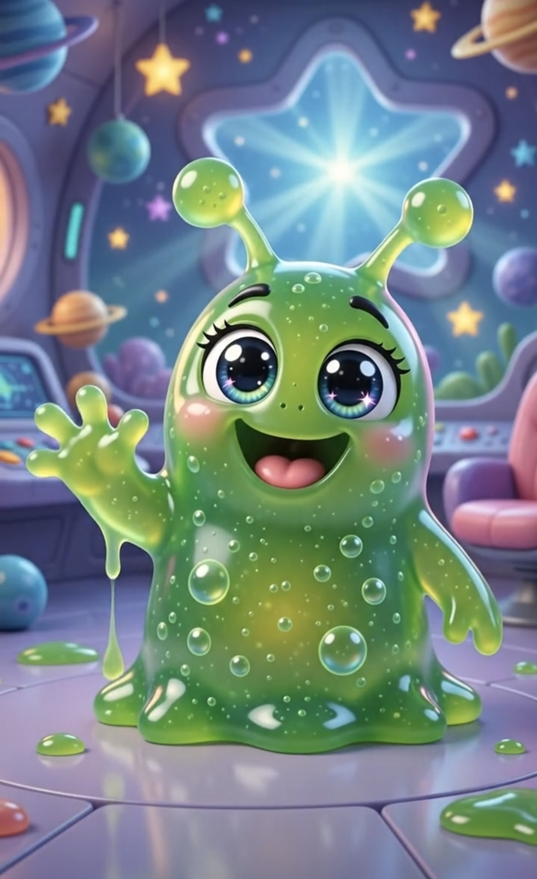 Official Galaxy Grab artwork of Gloop, Galaxy Goons Member