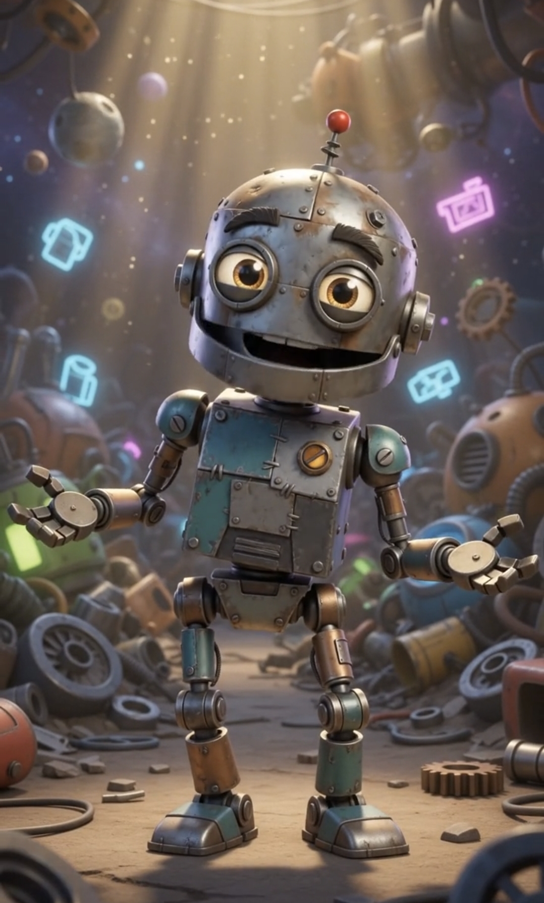 Official Galaxy Grab artwork of Scraps, Galaxy Goons Member